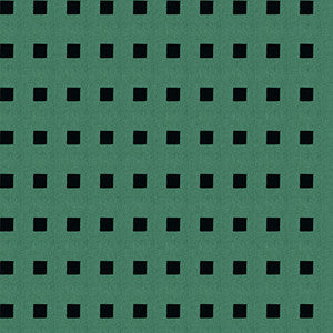 Chalet Emb Green/Black by Groundworks Fabric