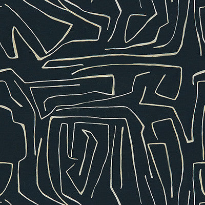 Graffito Onyx/Beige by Lee Jofa Modern Fabric