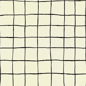 Coquette Alabaster/Blk by Lee Jofa Modern Fabric