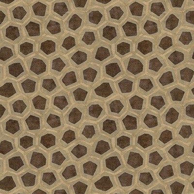 Hexagon Velvet Stone by Lee Jofa Modern Fabric