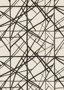 Channels Velvet Ebony/Ivory by Lee Jofa Modern Fabric