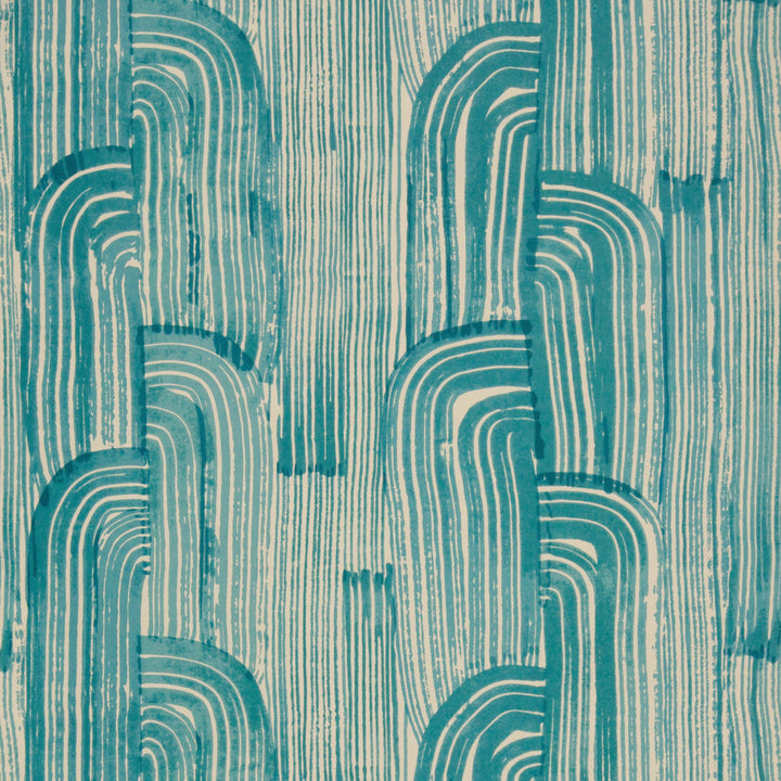 Crescent Paper Lake/Cream by Lee Jofa Modern Wallcovering