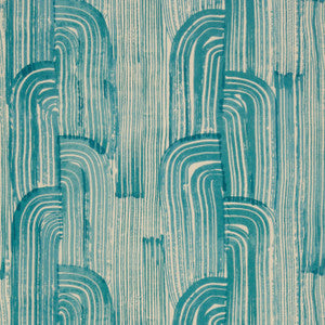 Crescent Paper Lake/Cream by Lee Jofa Modern Wallcovering