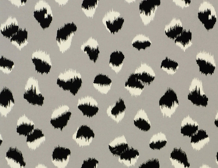 Feline Paper Grey/Black by Lee Jofa Modern Wallcovering
