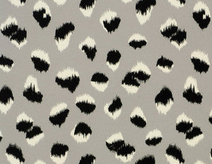 Feline Paper Grey/Black by Lee Jofa Modern Wallcovering