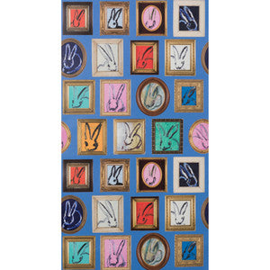 Bunny Wall Small Blue by Lee Jofa Modern Wallcovering