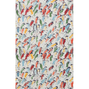 Finches Multi/Ivory by Lee Jofa Modern Wallcovering