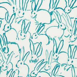 Hutch Turquoise by Lee Jofa Modern Wallcovering