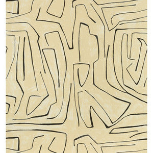 Graffito Linen/Onyx by Groundworks Wallcovering