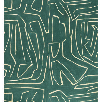 Graffito Teal/Pearl by Groundworks Wallcovering