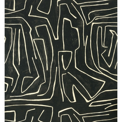 Graffito Onyx/Beige by Groundworks Wallcovering