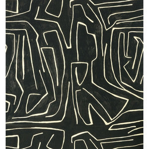 Graffito Onyx/Beige by Groundworks Wallcovering