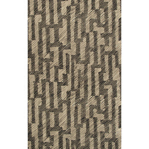 Verge Paper Ebony/Ivory by Lee Jofa Modern Wallcovering
