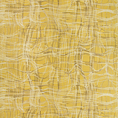 Entangle Paper Mustard by Lee Jofa Modern Wallcovering
