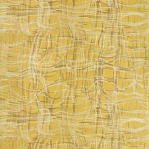 Entangle Paper Mustard by Lee Jofa Modern Wallcovering