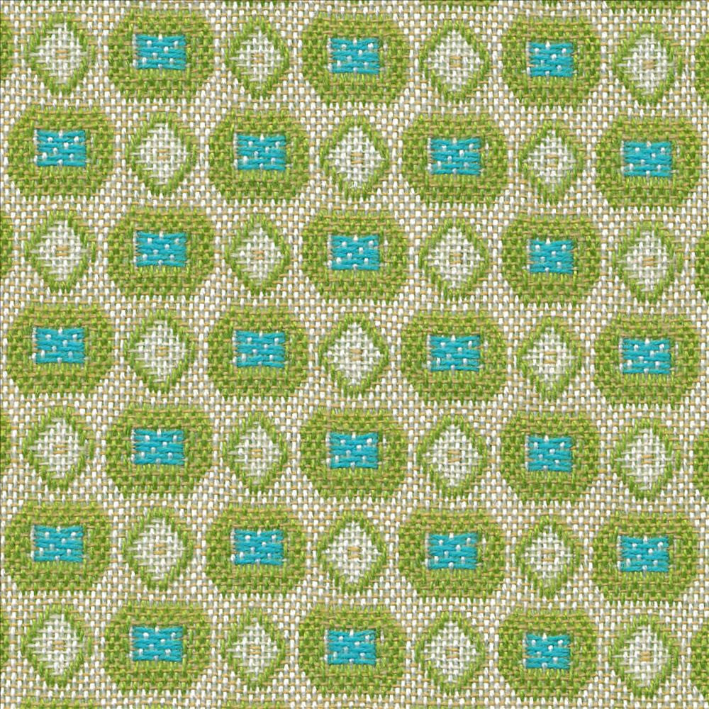 Haberdasher Io Aruba by Kasmir Fabric 1413 100% Acrylic
 USA 12,000 Wyzenbeek Double Rubs </p><p>Repeat: Horizontal: 6/8 inches and Vertical: 7/8 inches 54 - Fabric Carolina -