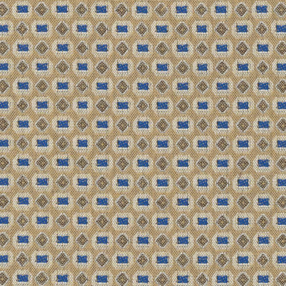 Haberdasher Io Bengal Blue by Kasmir Fabric 1413 100% Acrylic USA 12,000 Wyzenbeek Double Rubs H: 6/8 inches, V:7/8 inches 54 - Fabric Carolina - Kasmir