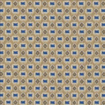 Haberdasher Io Bengal Blue by Kasmir Fabric 1413 100% Acrylic USA 12,000 Wyzenbeek Double Rubs H: 6/8 inches, V: 7/8 inches 54 - Fabric Carolina - Kasmir