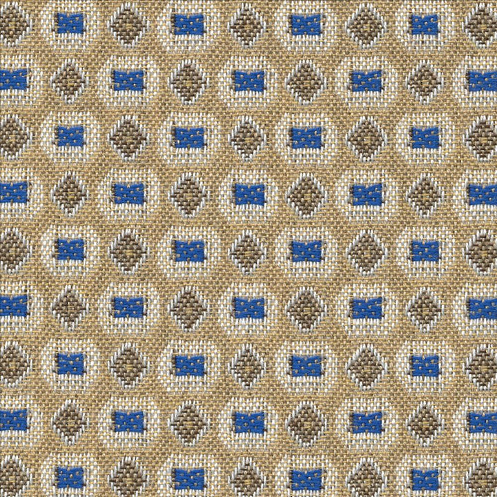 Haberdasher Io Bengal Blue by Kasmir Fabric 1413 100% Acrylic USA 12,000 Wyzenbeek Double Rubs Horizontal: 6/8 inches and Vertical: 7/8 inches 54 - Fabric Carolina -