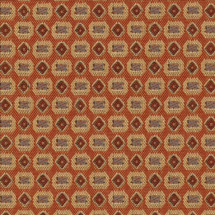 Haberdasher Io Henna by Kasmir Fabric 1413 100% Acrylic
 USA </p><p>Repeat: Horizontal: 6/8 inches and Vertical: 7/8 inches 54 - Fabric Carolina -