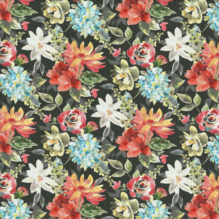 Haiku Floral Pewter by Kasmir Fabric 1471 100% Cotton
 INDIA </p><p>Repeat: Horizontal: 27 inches and Vertical: 26 2/8 inches 54 - Fabric Carolina -