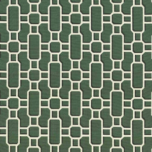Hakkasan Fret Emerald by Kasmir Fabric