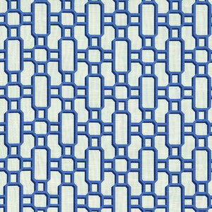 Hakkasan Fret Hyacinth by Kasmir Fabric