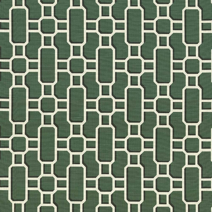 Hakkasan Fret Emerald by Kasmir Fabric 5074 100% Cotton
 USA </p><p>Repeat: Horizontal: 9 inches and Vertical: 12 5/8 inches 54 - Fabric Carolina -