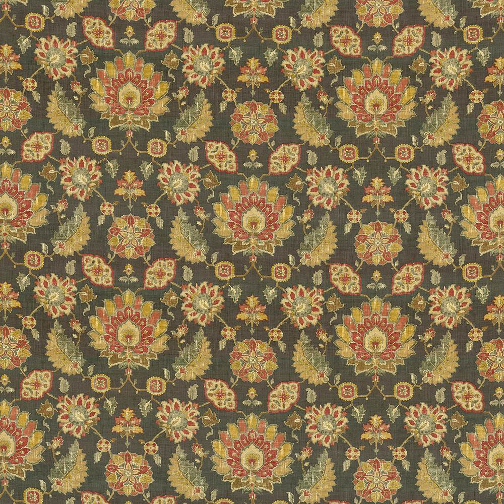 Hamara Cindersmoke by Kasmir Fabric 5105 55% Linen
45% Viscose
 CHINA </p><p>Repeat: Horizontal: 27 inches and Vertical: 26 4/8 inches 54 - 55 - Fabric Carolina -
