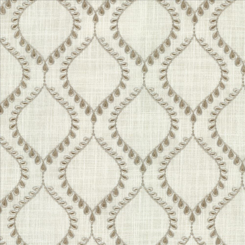 Hamilton Terrace Jute  by Kasmir Fabric 1473 100% Polyester  INDIA  </p><p>Repeat: Horizontal: 6 4/8 inches and Vertical: 6 2/8 inches 54  - Fabric Carolina -