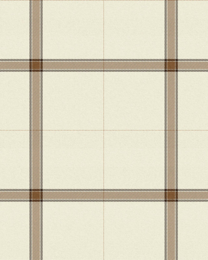 Hampton Brown Wallpaper by Mind the Gap Designer Wallpaper WOODSTOCK '69 LIFESTYLE COLLECTION Satin Matte Made in Europe Paste the wall 1 roll x 20.5 x 10.9 yards - Swanky Fabrics -