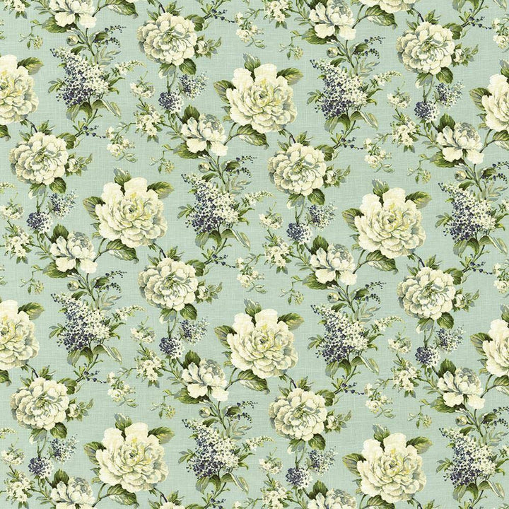 Hampton Hall Winter Rose by Kasmir Fabric 5107 55% Linen 45% Viscose SOUTH KOREA H: 27 inches, V:26 4/8 inches 54 - 55 - Fabric Carolina - Kasmir