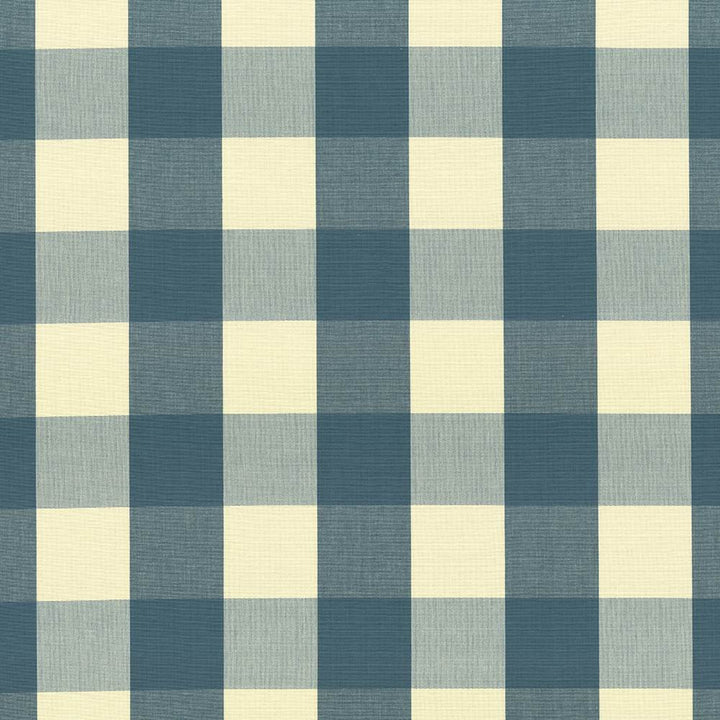 Hampton Check Teal by Kasmir Fabric 5089 100% Cotton
 INDIA </p><p>Repeat: Horizontal: 8 inches and Vertical: 8 inches 54 - Fabric Carolina -