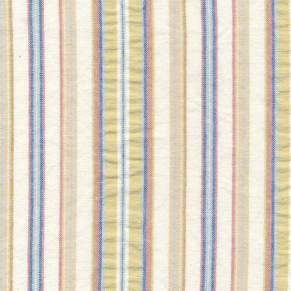 Harbor Stripe Fresh by Kasmir Fabric 1401 100% Cotton CHINA 15,000 Wyzenbeek Double Rubs H: 3 inches, V:N/A 54 - 55 - Fabric Carolina - Kasmir