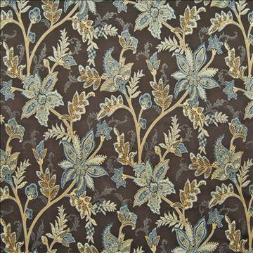 Hathaway Floral Cognac by Kasmir Fabric 1390 68% Rayon 32% Polyester CHINA 12,000 Wyzenbeek Double Rubs H: 29 2/8 inches, V: 22 3/8 inches 54 - 56 - Fabric Carolina - Kasmir