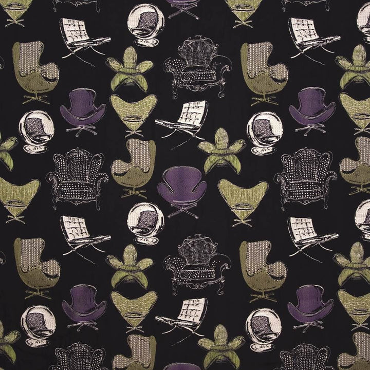 Have A Seat Black  by Kasmir Fabric See sample 59% Spun Rayon
41% Polyester
 CHINA 30,000 Wyzenbeek Double Rubs </p><p>Repeat: Horizontal: 29 inches and Vertical: 25 inches 57  - Fabric Carolina -