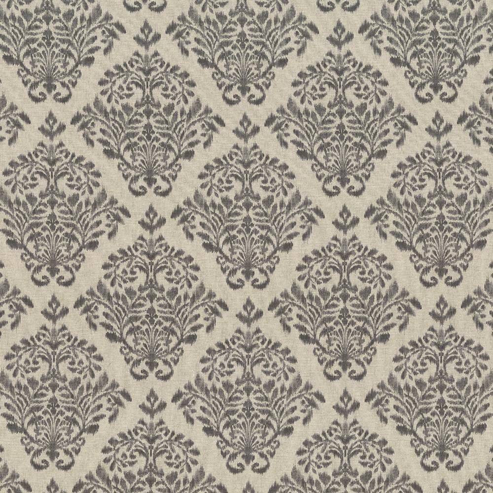 Havenbrooke Graphite by Kasmir Fabric 5078 89% Cotton 11% Rayon TURKEY 30,000 Wyzenbeek Double Rubs H: 13 4/8 inches, V:13 4/8 inches 54 - 55 - Fabric Carolina - Kasmir