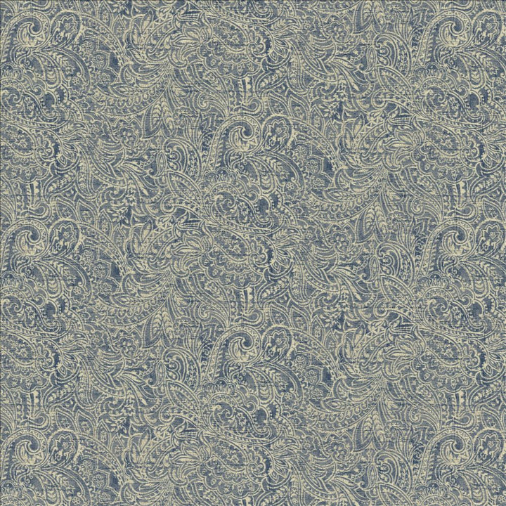 Headdress Denim by Kasmir Fabric 5143 100% Polyester
 CHINA </p><p>Repeat: Horizontal: 29 inches and Vertical: 14 4/8 inches 54 - Fabric Carolina -