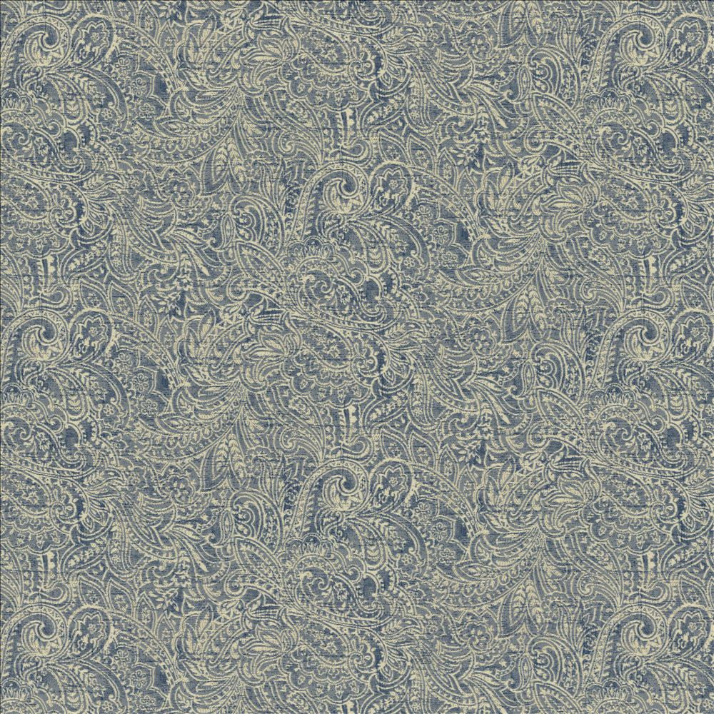 Headdress Denim by Kasmir Fabric 5143 100% Polyester
 CHINA </p><p>Repeat: Horizontal: 29 inches and Vertical: 14 4/8 inches 54 - Fabric Carolina -