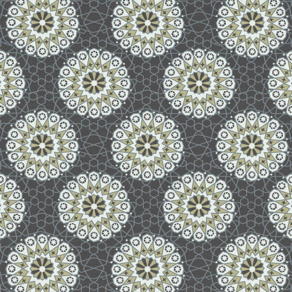 Heatonville 110 Ink by Kasmir Fabric 1454 65% Polyester
35% Cotton
 SPAIN </p><p>Repeat: Horizontal: 12 2/8 inches and Vertical: 14 6/8 inches 110 - Fabric Carolina -
