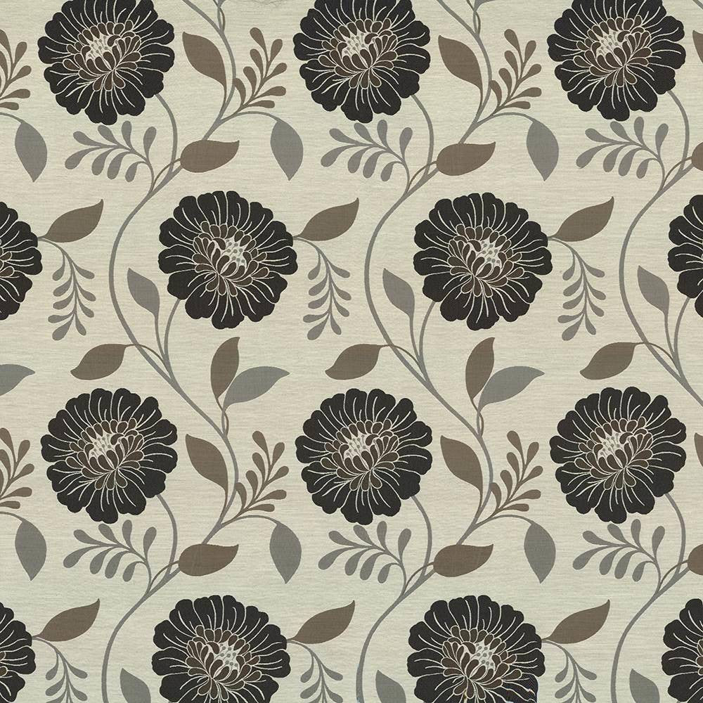 Hedgerow Floral Slate by Kasmir Fabric 1416 100% Polyester CHINA Not Tested H: 14 7/8 inches, V:23 7/8 inches 59 - 60 - Fabric Carolina - Kasmir