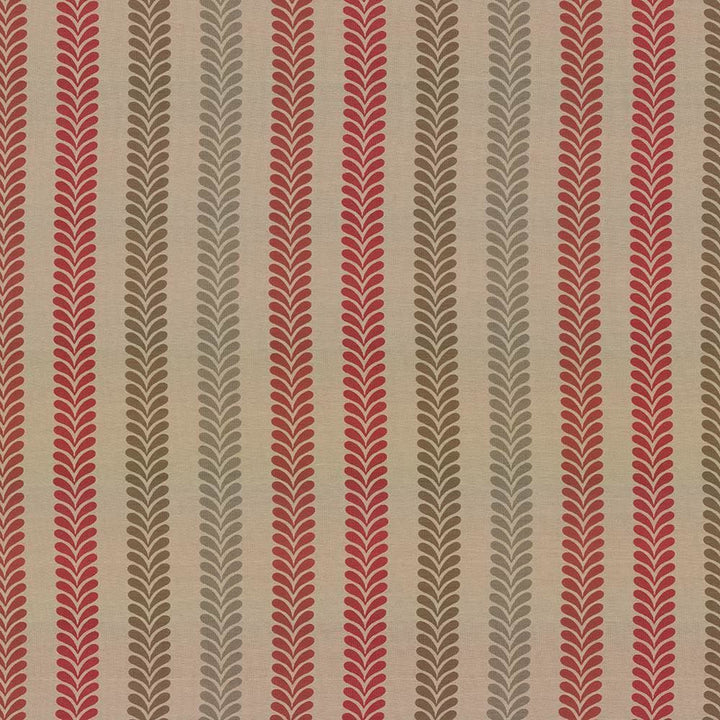 Hedgerow Stripe Cranberry by Kasmir Fabric 1418 100% Polyester
 CHINA Not Tested Horizontal: 14 7/8 inches and Vertical: 7/8 inches 59 - Fabric Carolina -