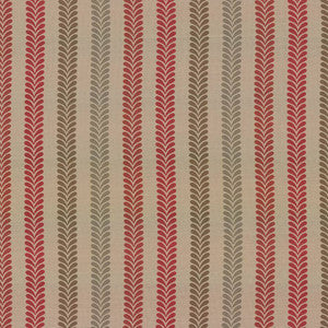 Hedgerow Stripe Cranberry by Kasmir Fabric