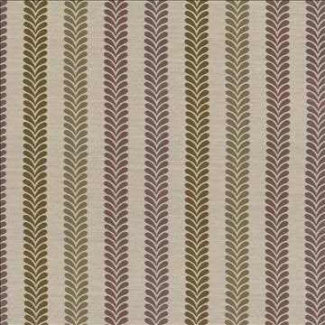 Hedgerow Stripe Mulberry by Kasmir Fabric 1418 100% Polyester CHINA Not Tested H: 14 7/8 inches, V: 7/8 inches 59 - 60 - Fabric Carolina - Kasmir
