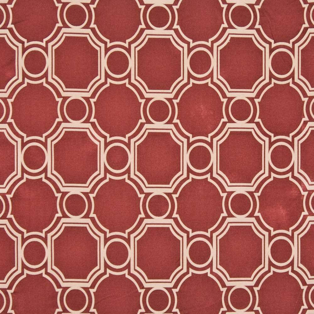 Helmsley Ruby by Kasmir Fabric 1392 58% Viscose 42% Polyester CHINA 100,000 Wyzenbeek Double Rubs H: 7 1/8 inches, V:7 7/8 inches 56 - 58 - Fabric Carolina - Kasmir