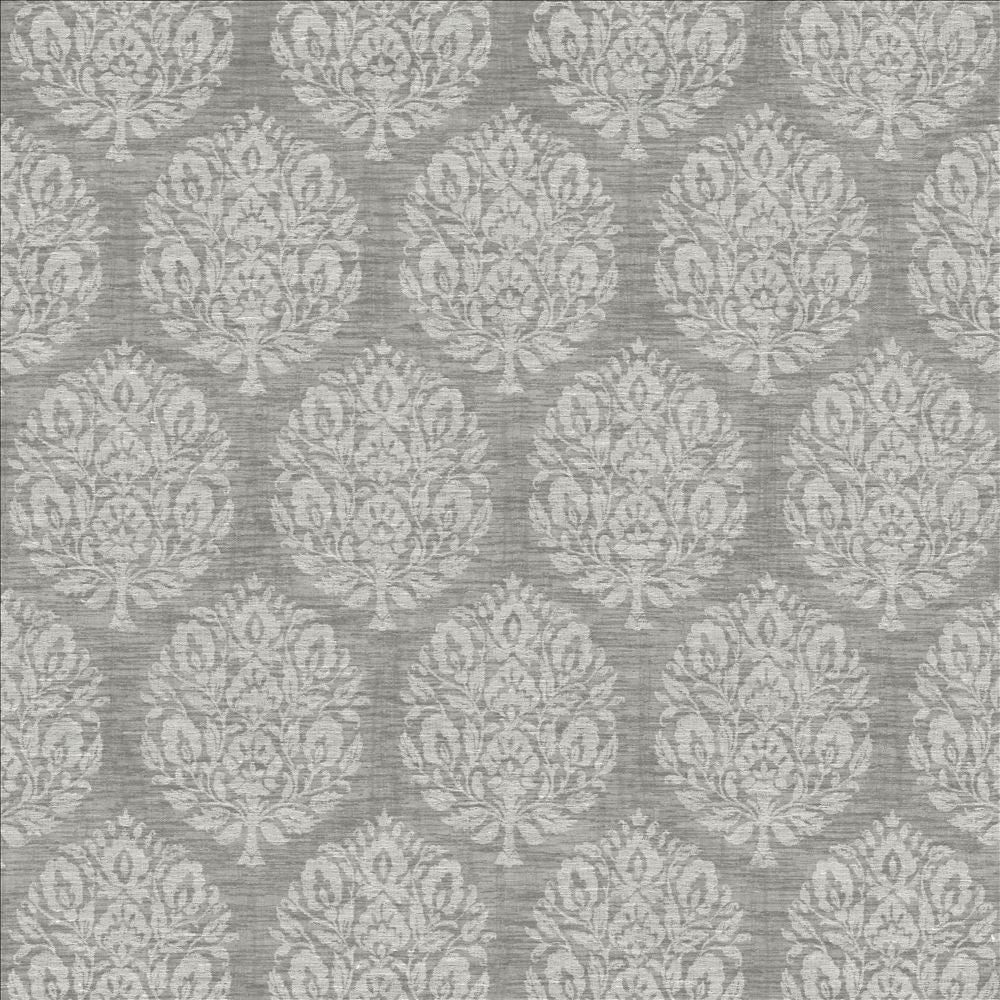 Hemera Chrome by Kasmir Fabric 5157 66% Polyester
34% Linen
 TURKEY </p><p>Repeat: Horizontal: 7 7/8 inches and Vertical: 14 inches 54 - Fabric Carolina -