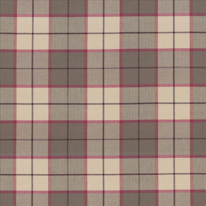 Hemingway Plaid Berry  by Kasmir Fabric See sample 50% Polyester
50% Viscose
 CHINA 68,000 Martindale Cycles </p><p>Repeat: Horizontal: 11 2/8 inches and Vertical: 11 2/8 inches 57  - Fabric Carolina -