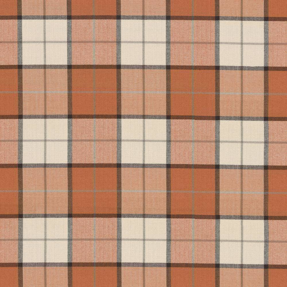 Hemingway Plaid Sunkist by Kasmir Fabric 1446 50% Polyester 50% Viscose CHINA 68,000 Martindale Cycles H: 11 2/8 inches, V:11 2/8 inches 57 - Fabric Carolina - Kasmir