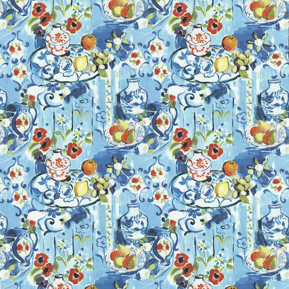 Henri Tableau Multi by Kasmir Fabric 1436 100% Cotton
 ITALY </p><p>Repeat: Horizontal: 27 inches and Vertical: 22 inches 57 - 58 - Fabric Carolina -