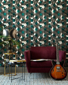 HEXA Onyx Metallic edition Wallpaper (WP20294) by Mind The Gap